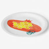 Rosh Hashana Art Pappteller (Schrägansicht)
