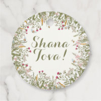 Rosh Hashana Floral Geschenk Tag