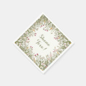 Rosh Hashana Floral Napkins Serviette (Ecke)