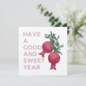 Rosh Hashana jüdisches Neujahr wünscht ww. Granata (Stehend Vorderseite)