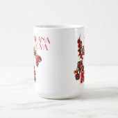 Rosh Hashana Pomegranates Latte Tasse (Mittel)