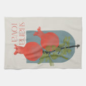 Rosh Hashana Shana Tova Pomegranates Geschirrtuch (Horizontal)