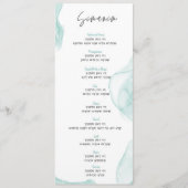 Rosh Hashana Simanim Card Menükarte (Vorderseite)