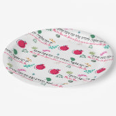 Rosh Hashana TELLERS TABLE DECOR Pappteller (Schrägansicht)