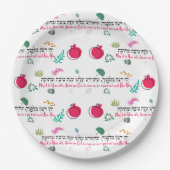 Rosh Hashana TELLERS TABLE DECOR Pappteller (Vorderseite)