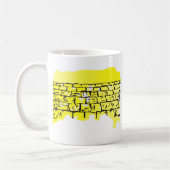 Rosh Hashana Western-Wand Kaffeetasse (Links)