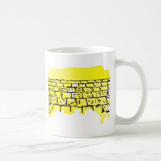 Rosh Hashana Western-Wand Kaffeetasse (Rechts)