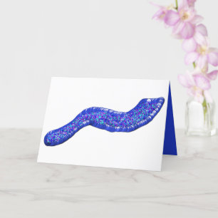 Rosh Hashanah ראש השנה Shofar Glitter Freude Karte