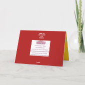 Rosh Hashanah ר א ש ה נ ש Glitzer Apfel und Honig Karte (Rückseite)