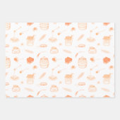 Rosh Hashanah 3 Stilvolle Festung Elegant Urlaub Geschenkpapier Set (Vorderseite)