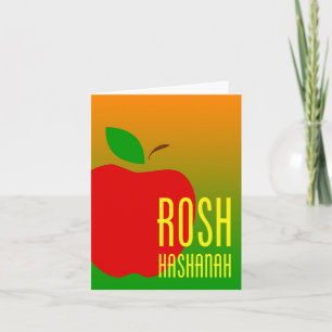 Rosh Hashanah Apfel Feiertagskarte