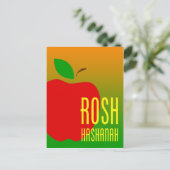 rosh hashanah Apfel Feiertagspostkarte (Stehend Vorderseite)