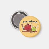 Rosh Hashanah Apfel Granatapfel Honig Jüdische neu Magnet (Vorderseite/Rückseite)