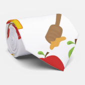 Rosh Hashanah Apfel, Honig, Granatapfel Krawatte (Gerollt)