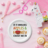 Rosh Hashanah Äpfel und Honig T - Shirt Pappteller (Party)