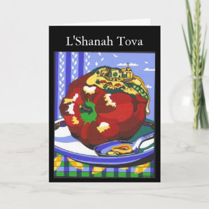 Rosh Hashanah Apple, L'Shanah Tova Feiertagskarte