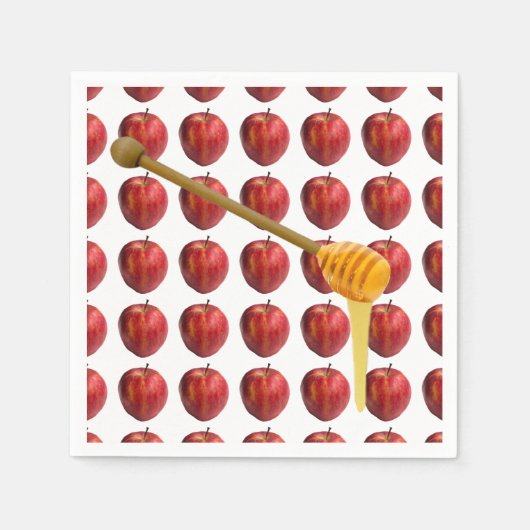 Rosh Hashanah Apples & Honey Serviette (Vorderseite)