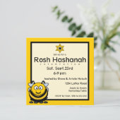 Rosh Hashanah Bee Star von David Einladung (Stehend Vorderseite)