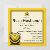 Rosh Hashanah Bee Star von David Einladung (Vorderseite)