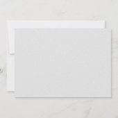 Rosh Hashanah Blue Star von David und Gold Shofars Einladung (Rückseite)