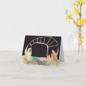 Rosh Hashanah Card 5779 / 2018 Karte (Gelbe Blume)