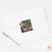Rosh Hashanah Cards Geschenke Quadratischer Aufkleber (Umschlag)
