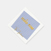 Rosh Hashanah Clean Elegant Hebrew Shanah Tova Serviette (Ecke)
