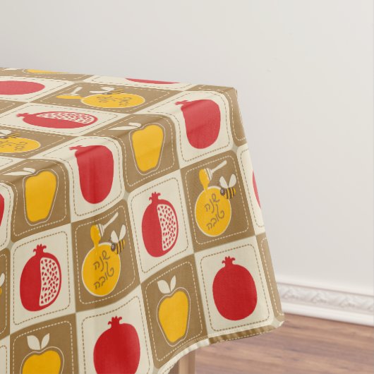 Rosh Hashanah Cotton Tableclout Tischdecke (Beispiel)