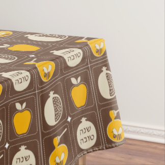Rosh Hashanah Cotton Tableclout Tischdecke