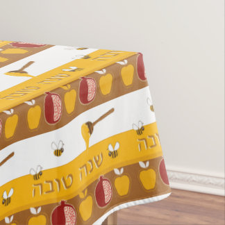 Rosh Hashanah Cotton Tableclout Tischdecke