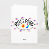 Rosh Hashanah Earth Card Karte (Rückseite)