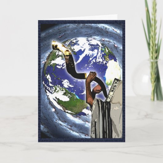 Rosh Hashanah Earth Card Karte (Vorderseite)