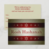 Rosh Hashanah Einladung (Vorne/Hinten)