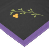 Rosh Hashanah farbiger Oval-Blumenkranz Tischdecke (Schrägansicht)