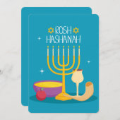 Rosh Hashanah Feiertagskarte (Vorne/Hinten)