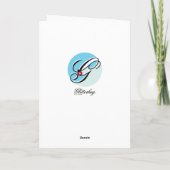 Rosh HaShanah Feiertagskarte (Rückseite)