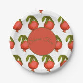 Rosh Hashanah Fest Neujahr Sweet Pomegranate Pappteller (Vorderseite)