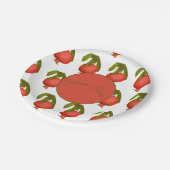 Rosh Hashanah Fest Neujahr Sweet Pomegranate Pappteller (Schrägansicht)