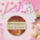 Rosh-Hashanah-Festival der Trompeten Pappteller (Party)