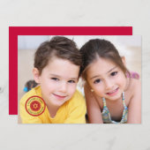 Rosh Hashanah Foto-Karte gestempelt Feiertagskarte (Vorne/Hinten)