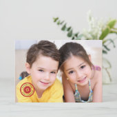 Rosh Hashanah Foto-Karte gestempelt Feiertagskarte (Stehend Vorderseite)