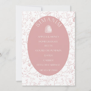 Rosh Hashanah Geschenkkarte Einladung