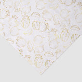 Rosh Hashanah Gold Apples Shana Tova Elegant Seidenpapier (Ausschnitt)