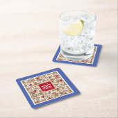 Rosh Hashanah Hebrew Jüdische Neujahrsgrüße Rechteckiger Pappuntersetzer (Vor Ort)