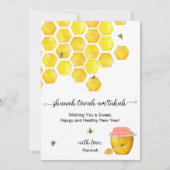 Rosh Hashanah Honey Jewish New Year Card Einladung (Vorderseite)