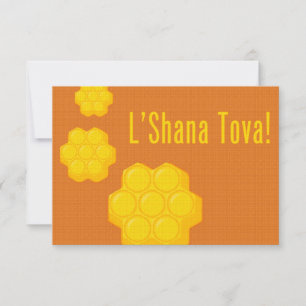 Rosh Hashanah Honeycombs Einladung
