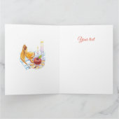 Rosh Hashanah Jahr künstlerisch Karte (Innenseite)