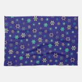 Rosh Hashanah Jewish Holidays Star von David Blue Geschirrtuch (Horizontal)