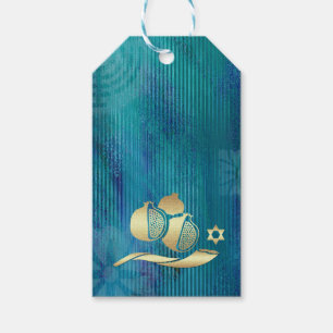 Rosh Hashanah Jüdische Gift-Tags des neuen Jahre Geschenkanhänger