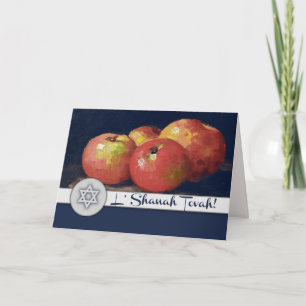 Rosh Hashanah Jüdische Neujahrsfeine Kunst Feiertagskarte